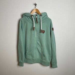 Wanakome Women's Hera Sage Full Zip Hoodie Green Size Large